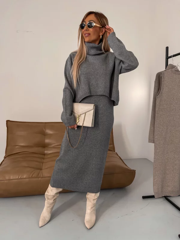 Nicole - Conjunto de punto de otoño para mujeres