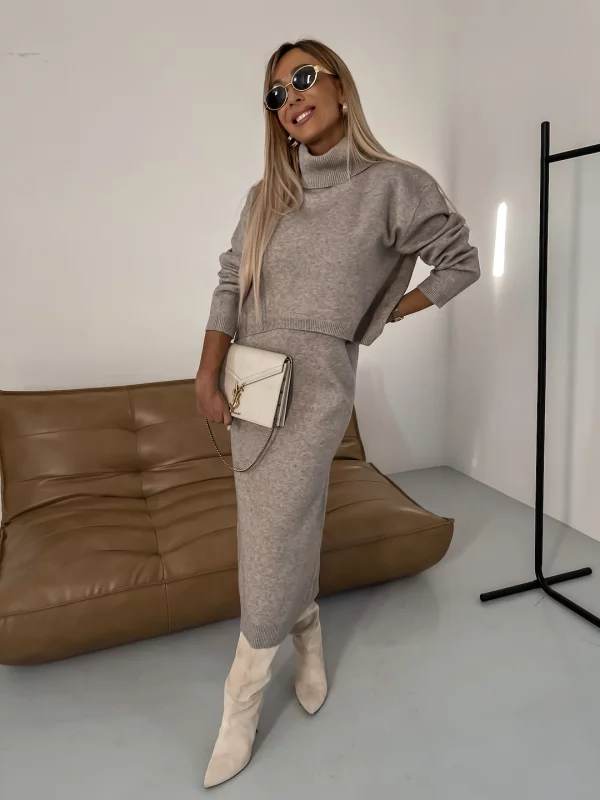 Nicole - Conjunto de punto de otoño para mujeres