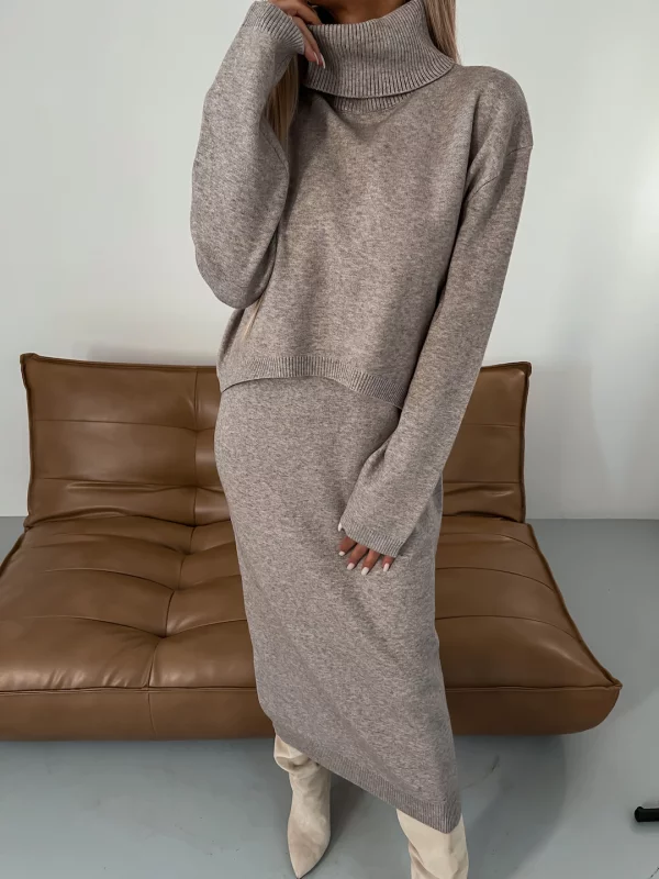 Nicole - Conjunto de punto de otoño para mujeres