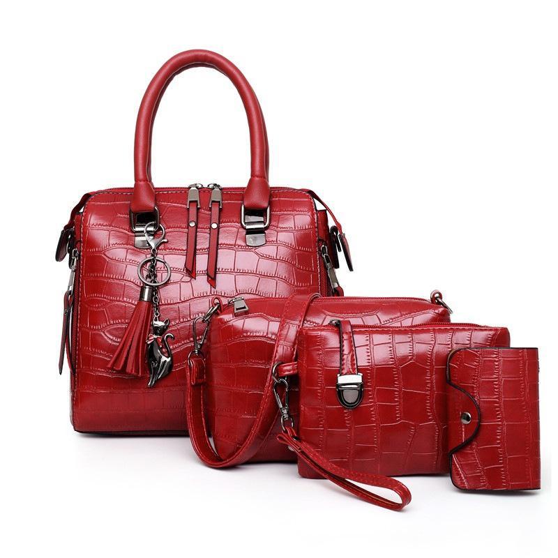 Olivia™ Eleganza Clásica | Set de Bolsos Modernos en 4 Piezas