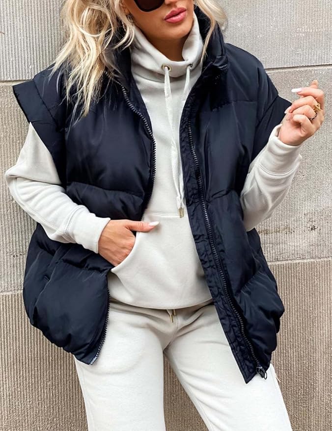 Charlotte™ - Chaqueta Puffer Cálida y Suave de Manga Corta