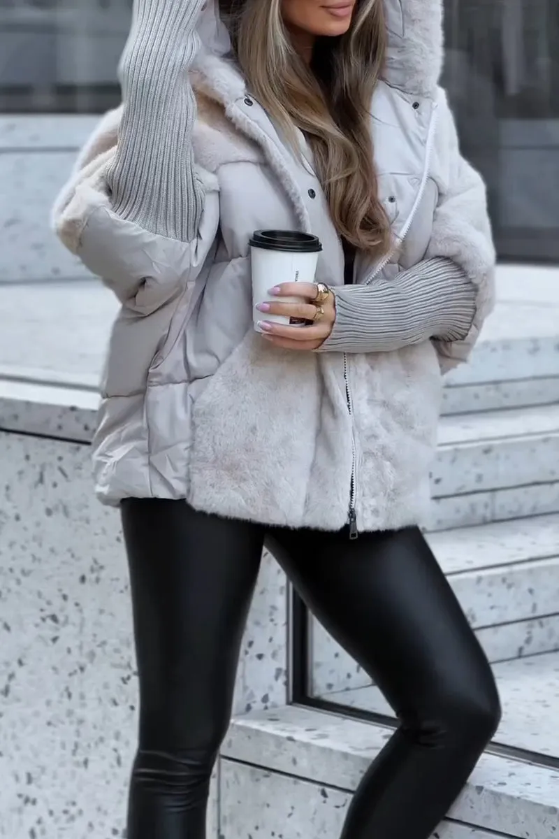 Riley™ - Chaqueta Bomber Moderna y Lujosa con Capucha