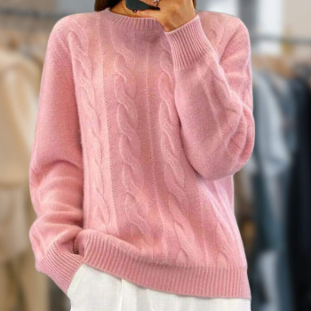 Charlotte™ - Suéter Suave de Cachemira Tejido