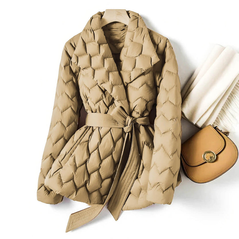 Avery™ - Elegante Abrigo Acolchado de Plumas