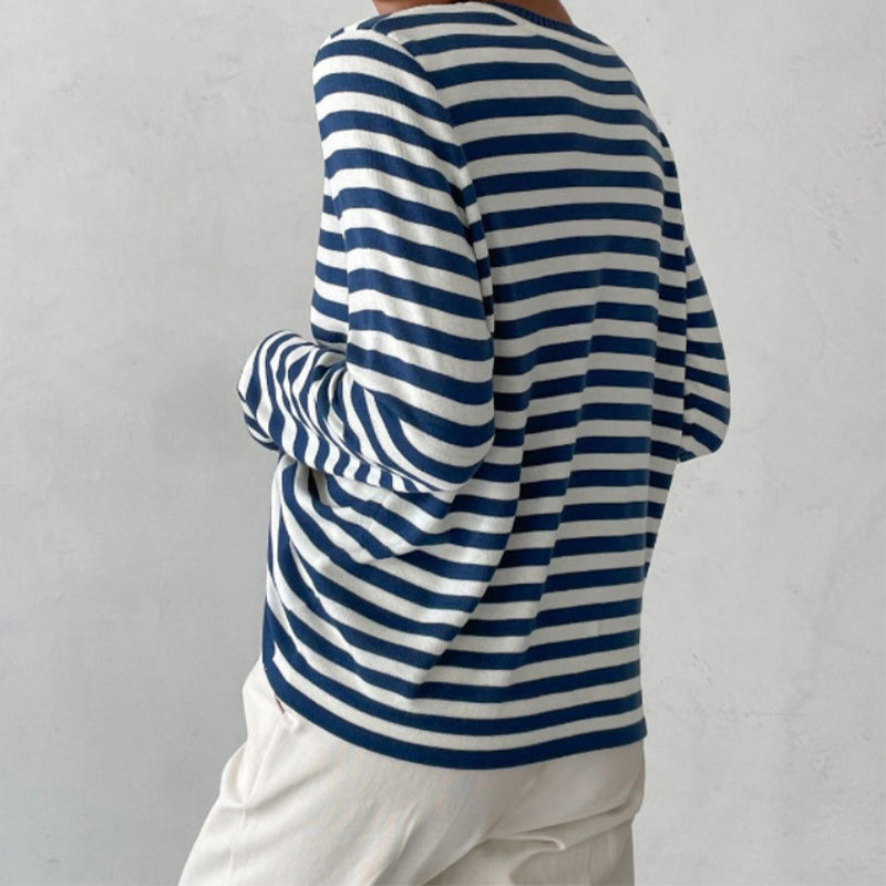 Grace™ - Camisa Rayada Elegante