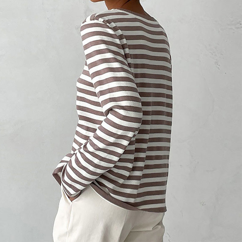 Grace™ - Camisa Rayada Elegante