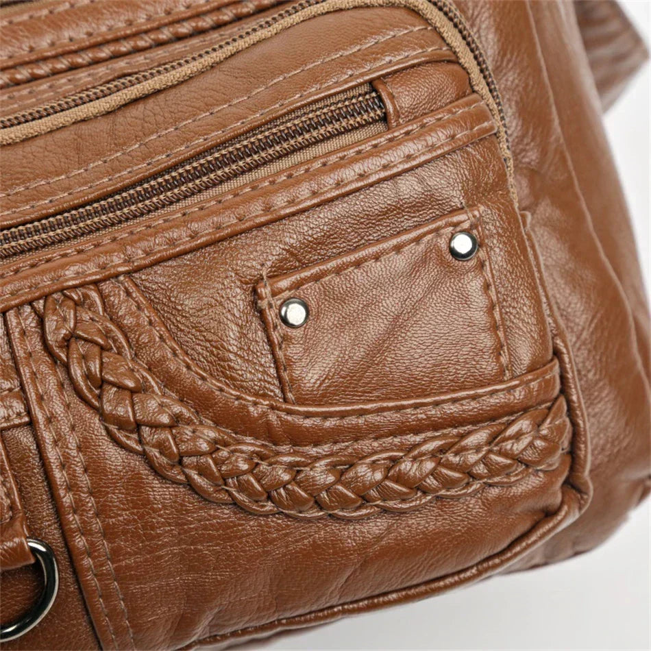 Olivia™ Vintage Charm | Bolsa con Cremallera Suave