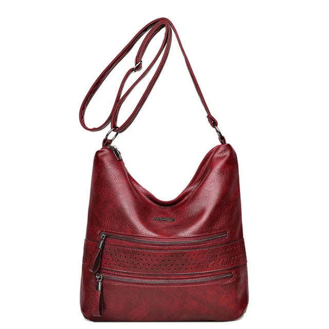 Ellie™ Double Charm | Bolso de Hombro Multi Bolsillos