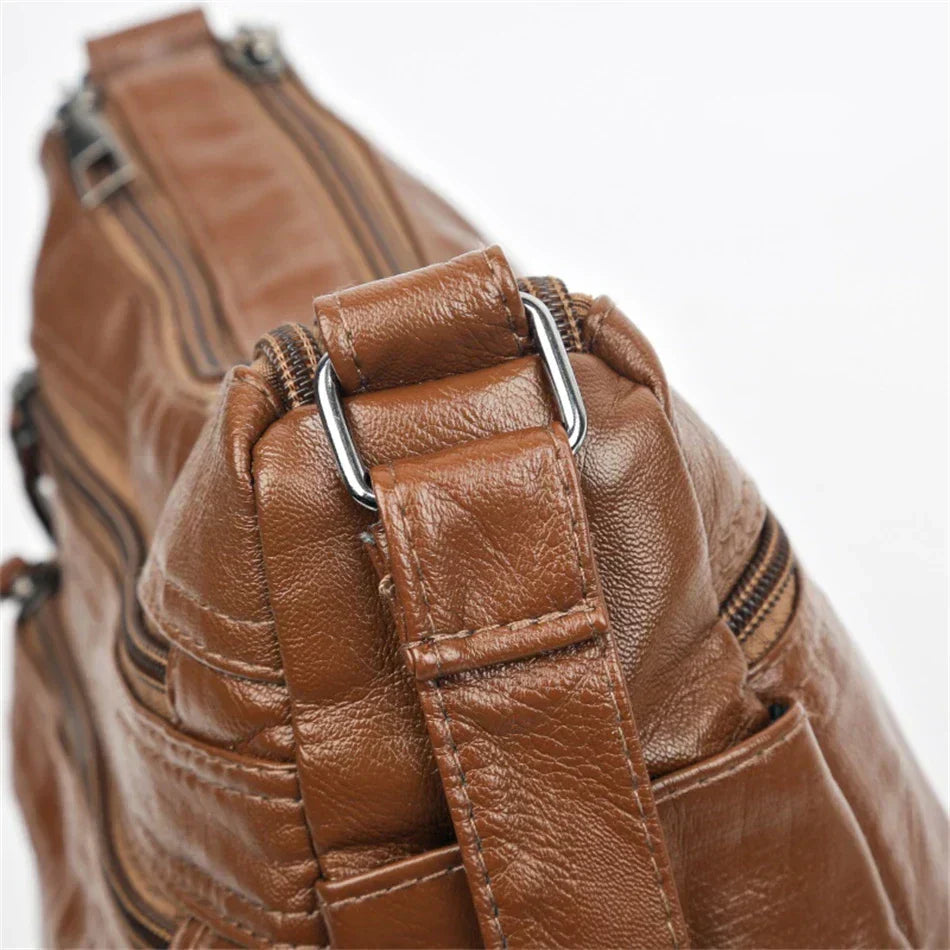Olivia™ Vintage Charm | Bolsa con Cremallera Suave