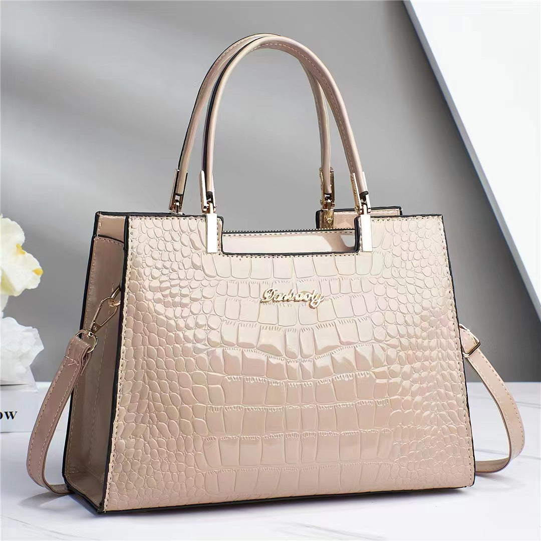 Brooklyn™ Shine | Bolsa de Lujo con Estampado de Cocodrilo