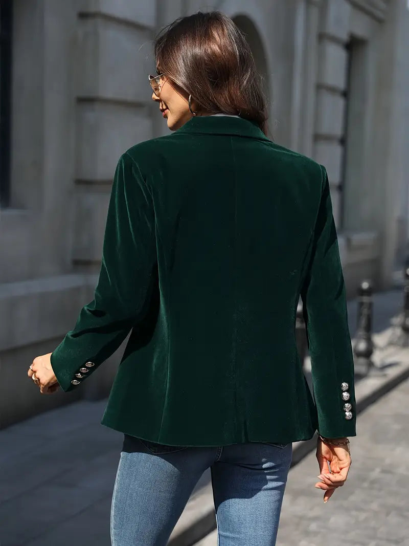 Savannah™ - Blazer en Velluto Elegante