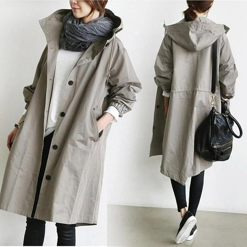 Aubrey™ – Elegante Trench Impermeable