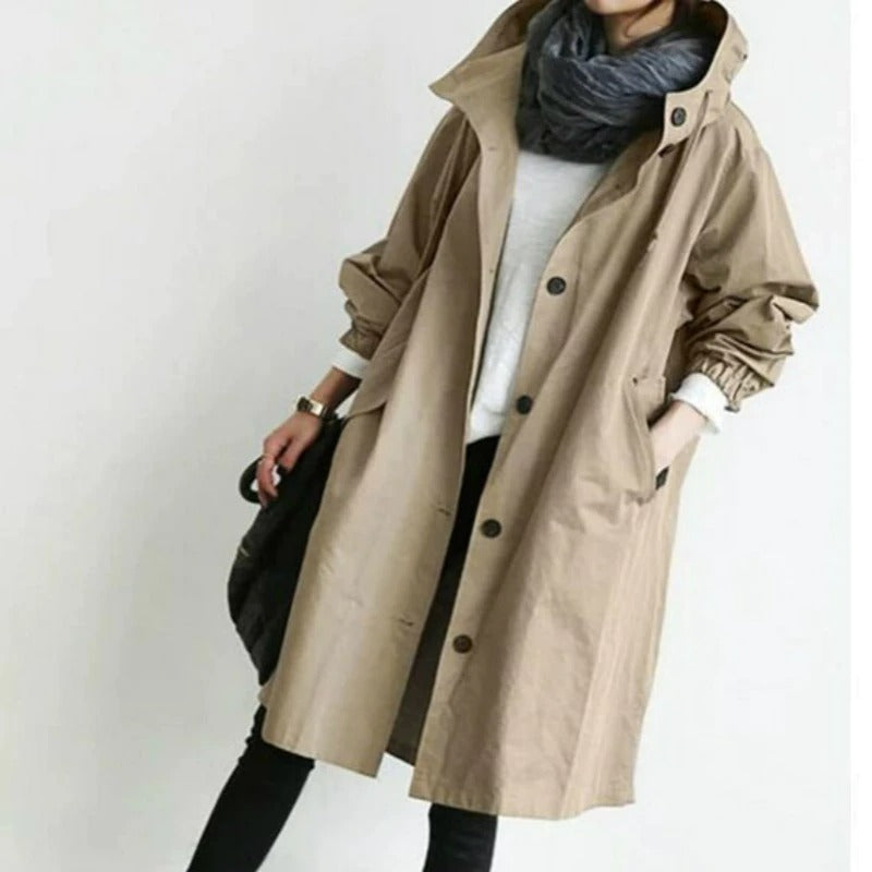 Aubrey™ – Elegante Trench Impermeable