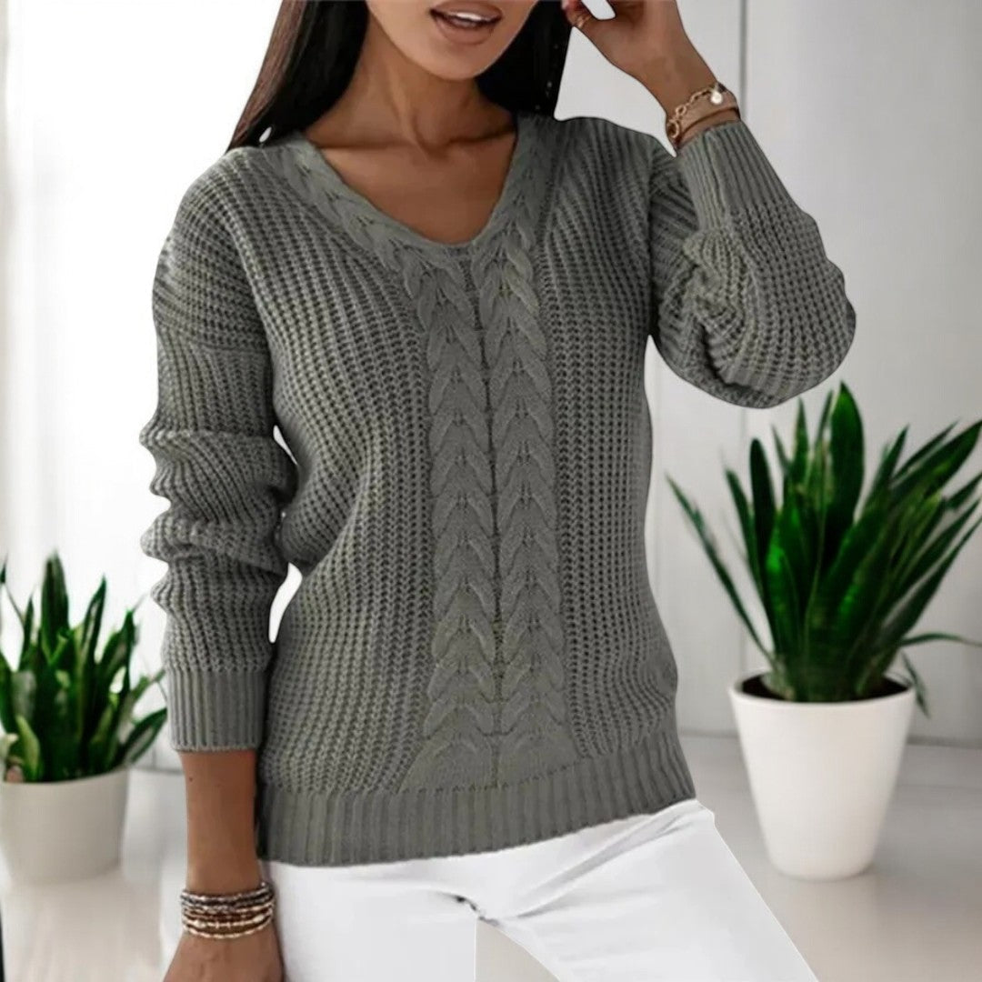 Mia™ - Suéter Elegante de Punto