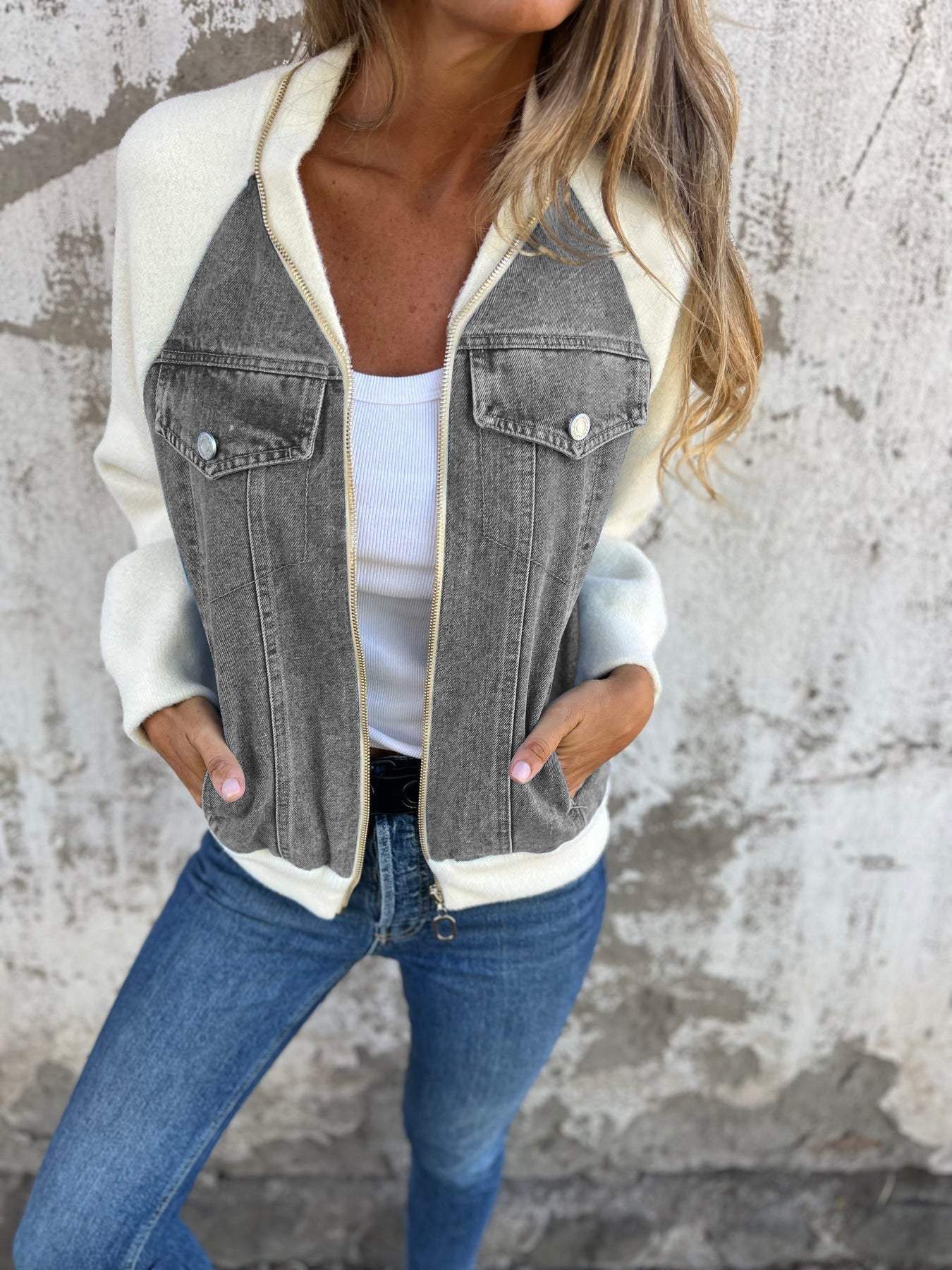 Zoe™ - Chaqueta de Jeans Elegante