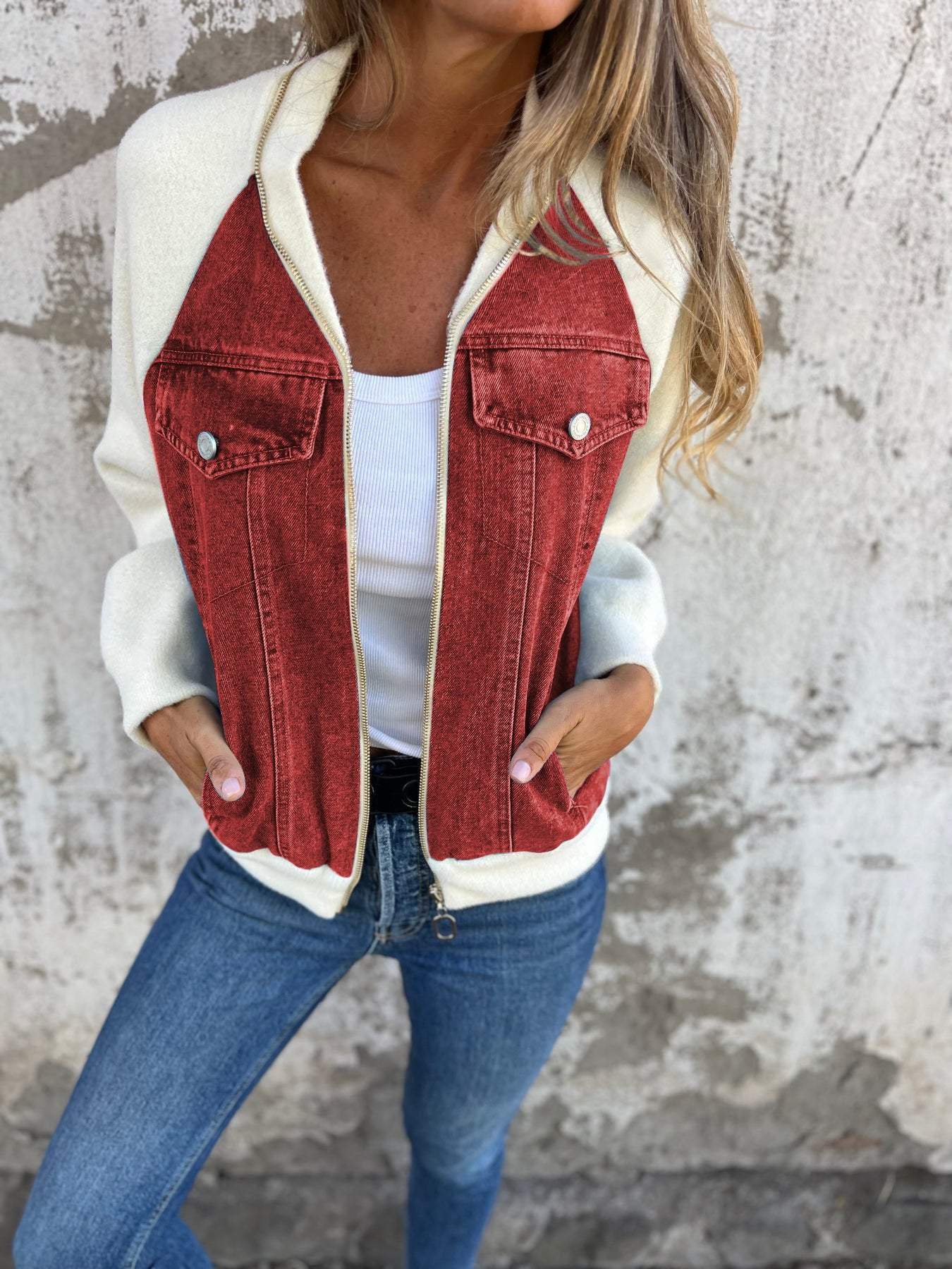 Zoe™ - Chaqueta de Jeans Elegante