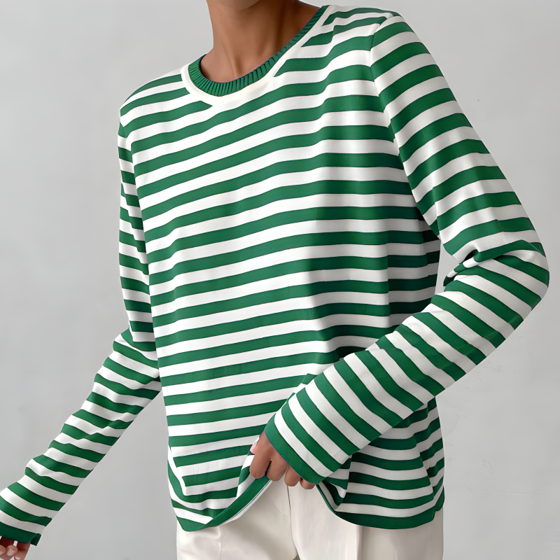 Grace™ - Camisa Rayada Elegante