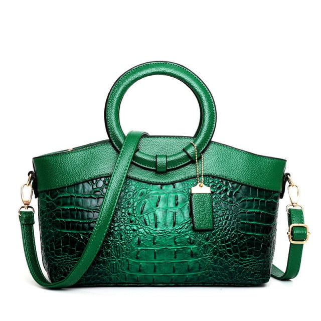 Ella™ Classic Croc | Bolsa Vintage Versátil