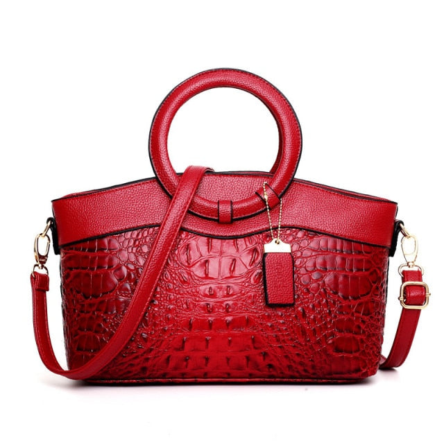 Ella™ Classic Croc | Bolsa Vintage Versátil