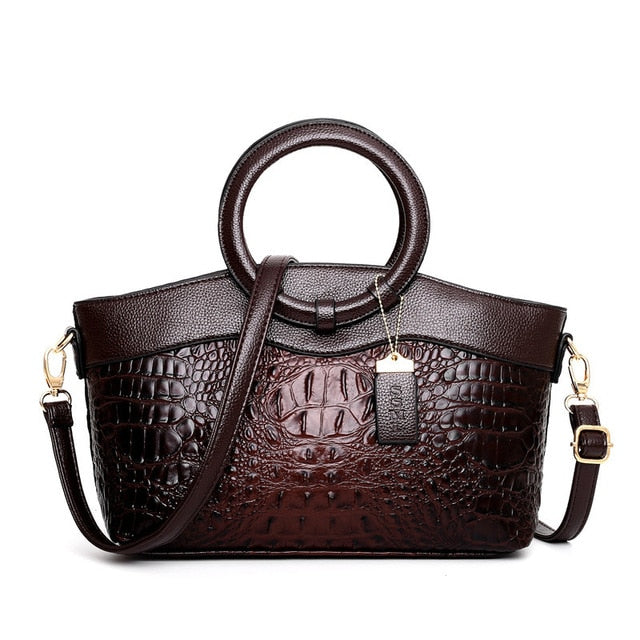 Ella™ Classic Croc | Bolsa Vintage Versátil
