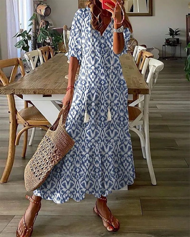 Luna | Vestido Boho Sin Esfuerzo con Ajuste Halagador