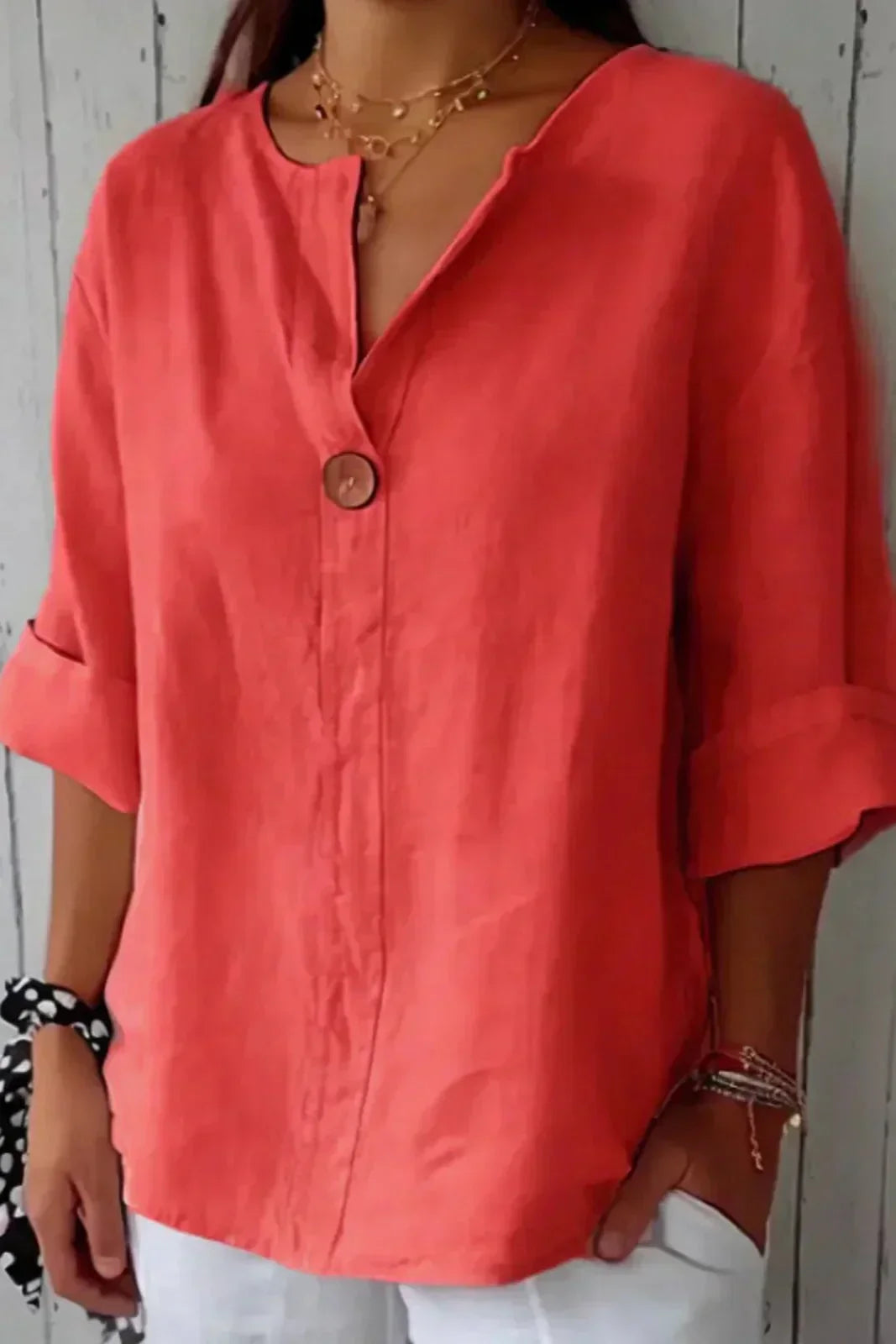 Zamma | Top de Lino Relaxed