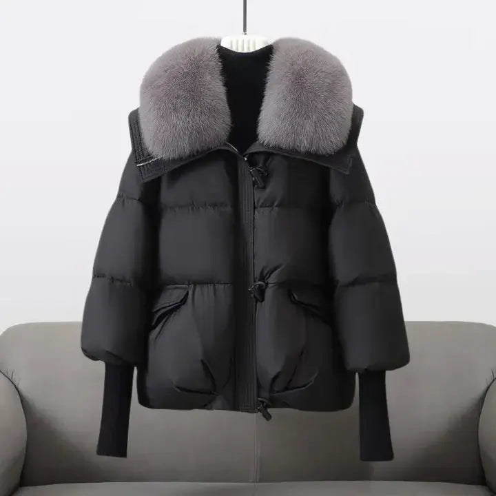 Lina™ - Abrigo de Invierno con Cuello de Piel Lujoso