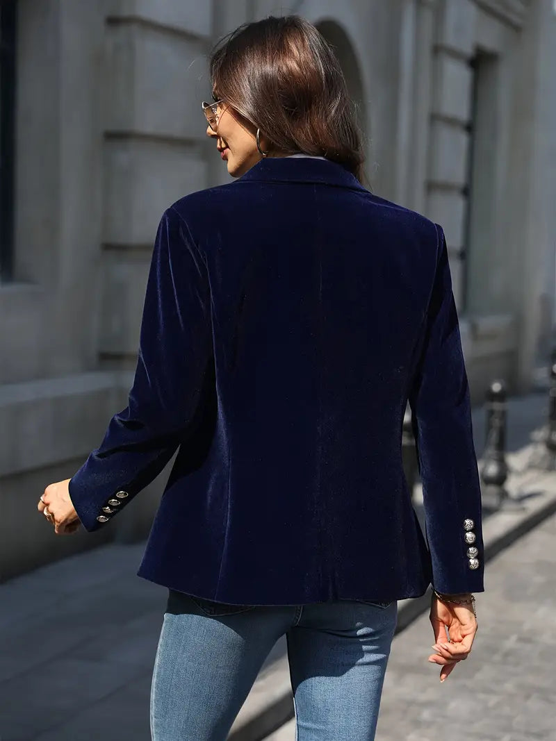 Savannah™ - Blazer en Velluto Elegante