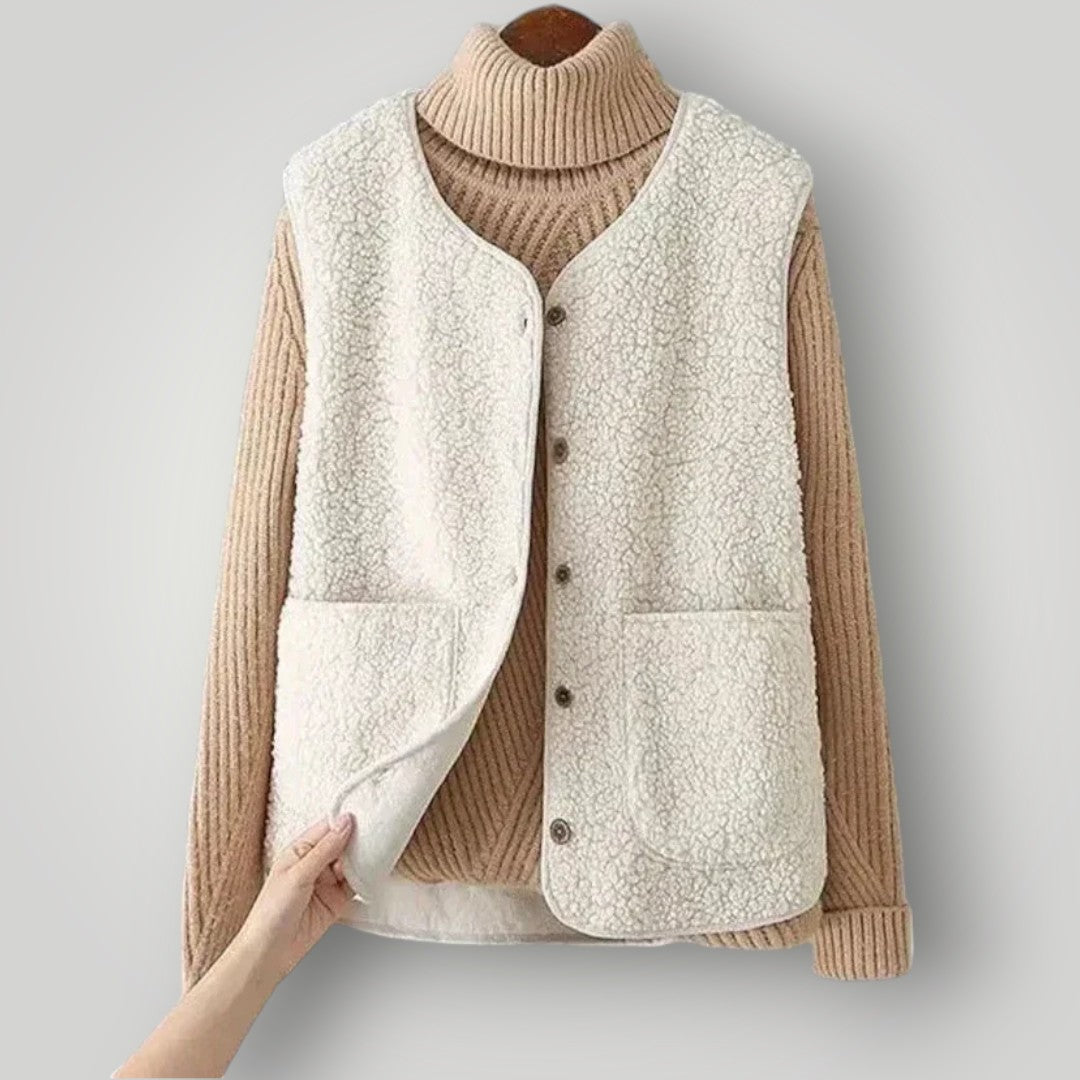Layla™ - Chaleco Chic Versátil de Lana