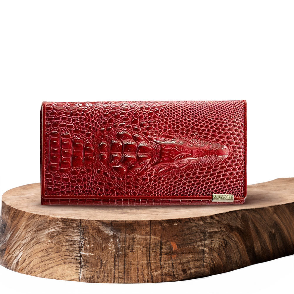 Madison™ Estilo | Elegante Cartera RFID con Relieve