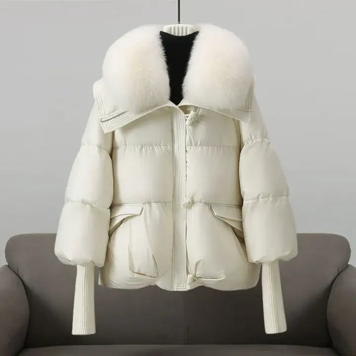 Lina™ - Abrigo de Invierno con Cuello de Piel Lujoso