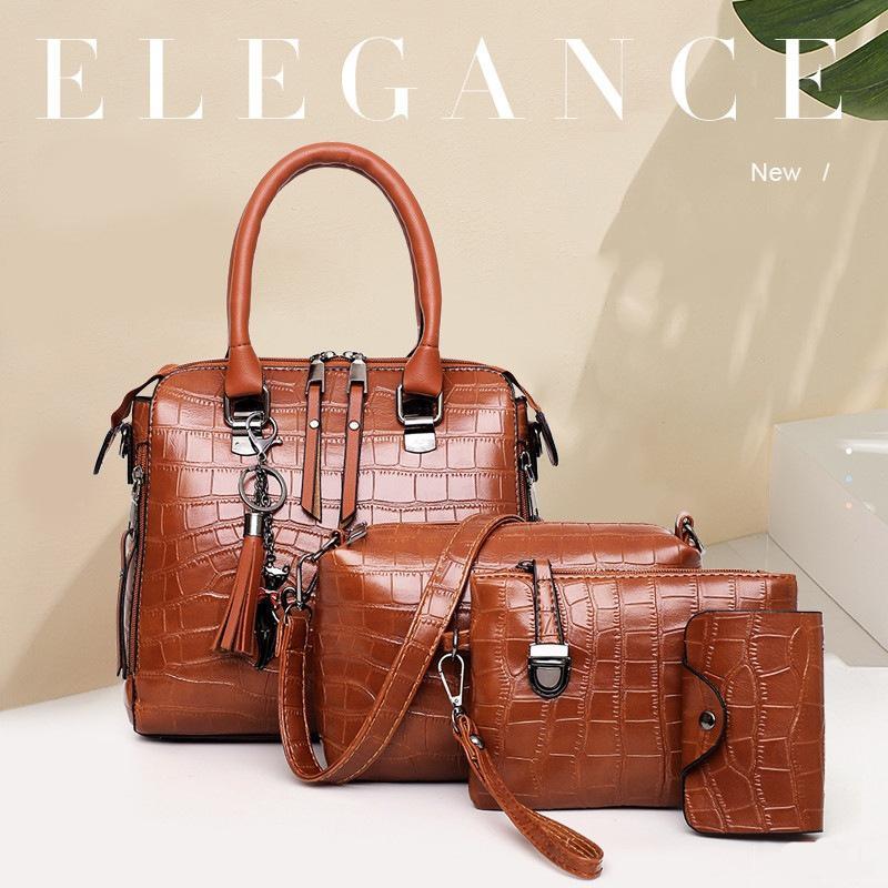 Olivia™ Eleganza Clásica | Set de Bolsos Modernos en 4 Piezas