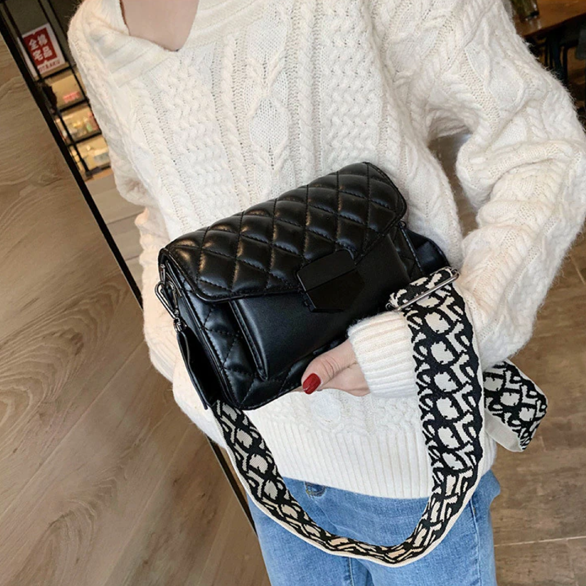 Isabella™ Atracción Sin Tiempo | Bolsa de Hombro Elegante