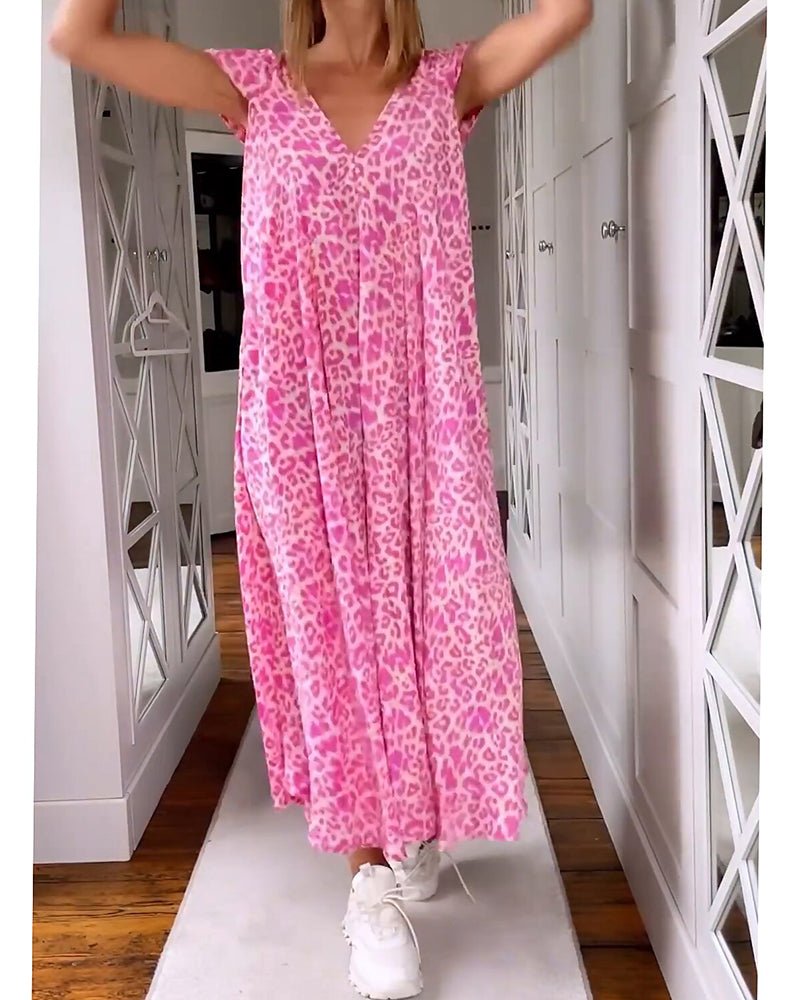 Glaiza | Vestido Maxi con Escote en V