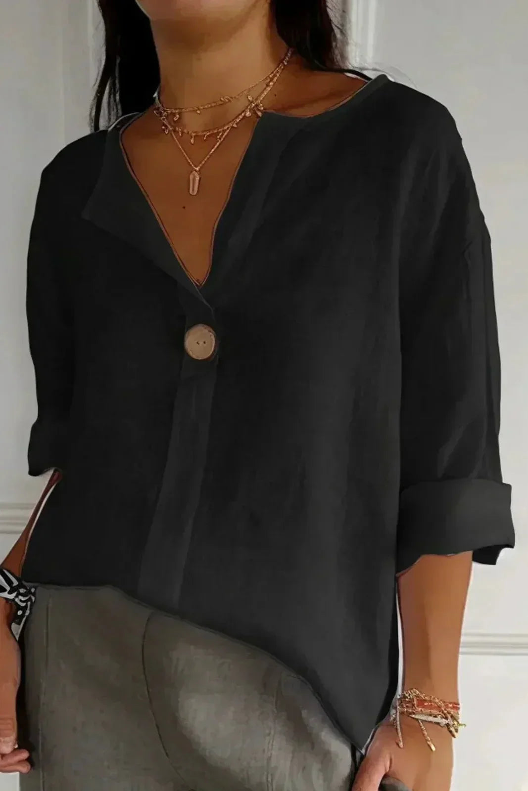 Zamma | Top de Lino Relaxed