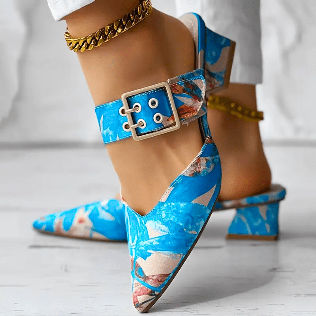 Bello | Tacones Arcoíris Brillantes