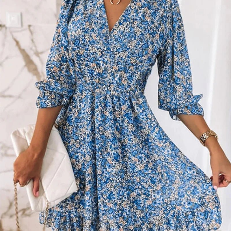 Sunna - Vestido Floral Elegante
