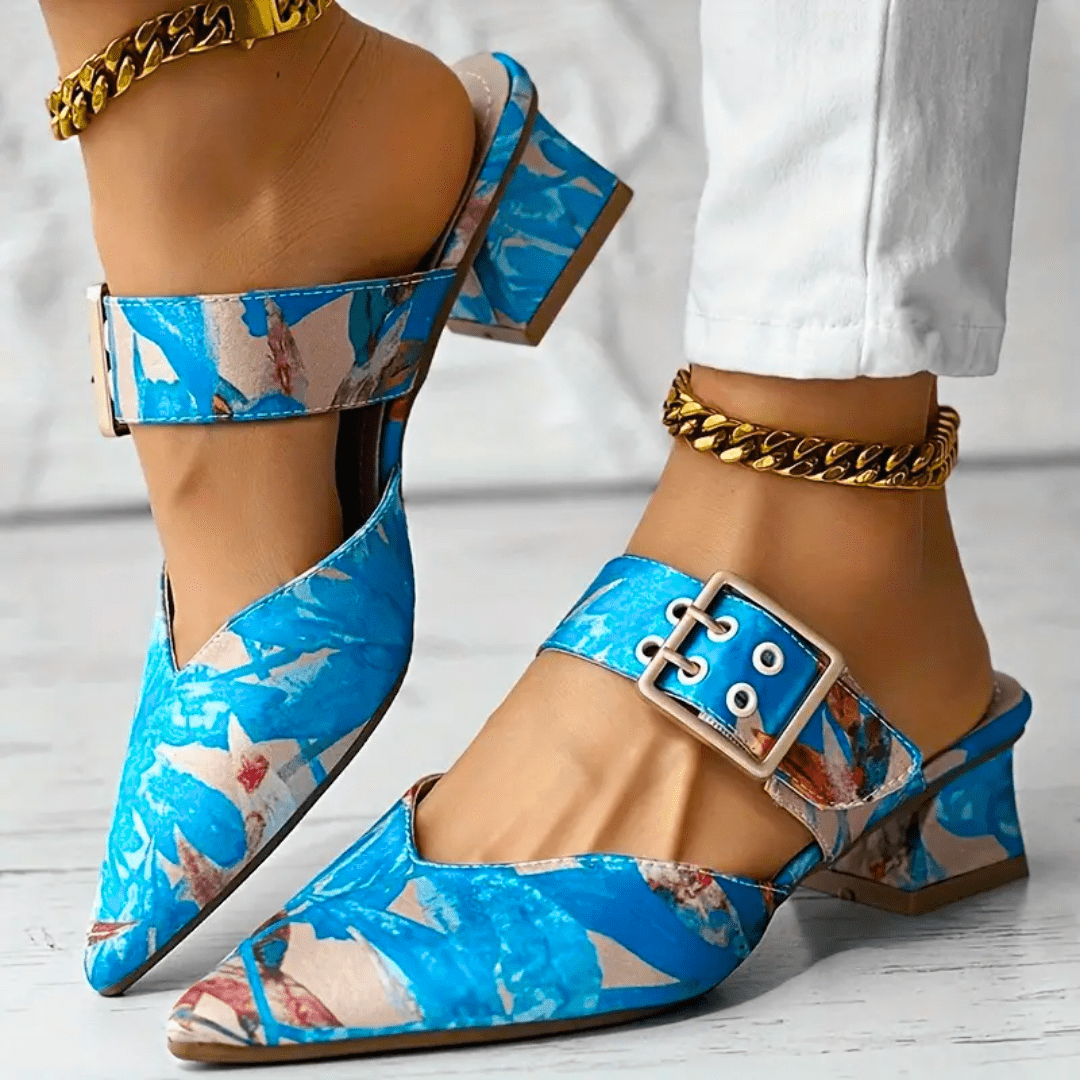 Bello | Tacones Arcoíris Brillantes