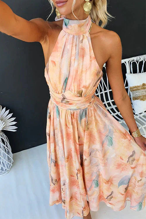 Sari™ | Vestido Maxi Acuarela