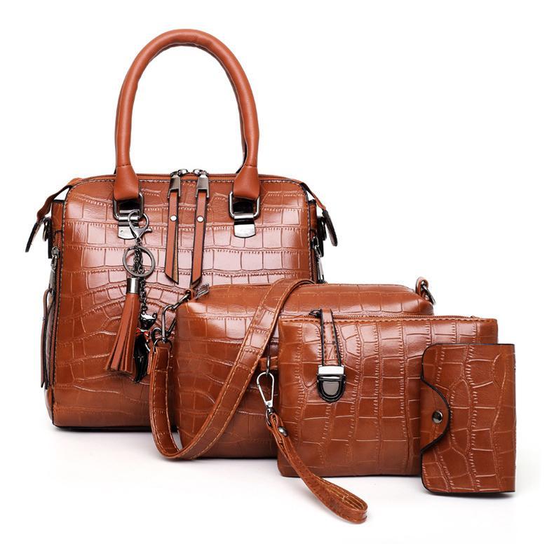 Olivia™ Eleganza Clásica | Set de Bolsos Modernos en 4 Piezas