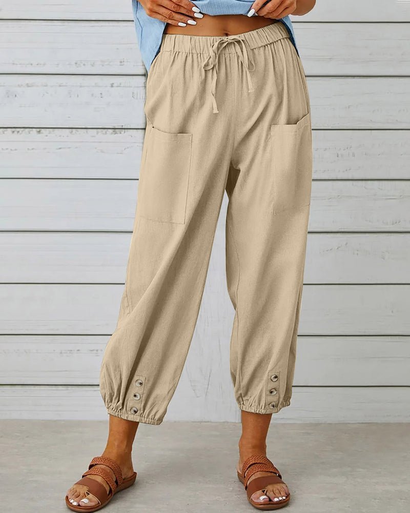 Neve | Pantalones Chic de Cintura Alta
