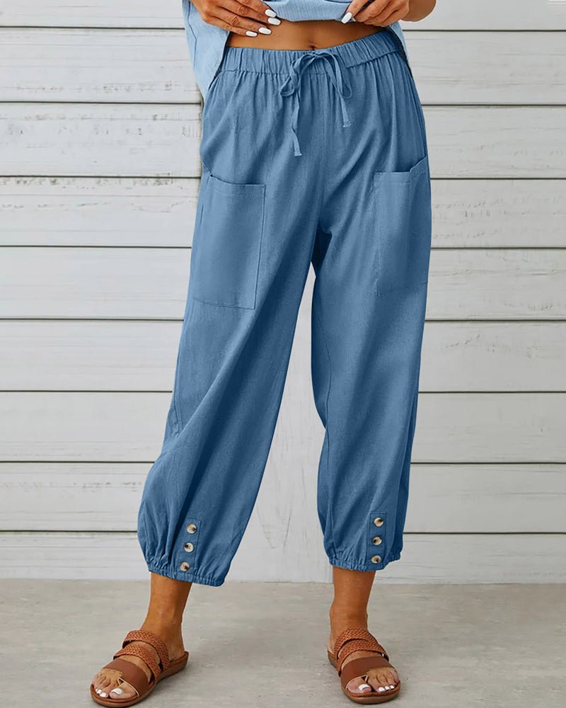 Neve | Pantalones Chic de Cintura Alta