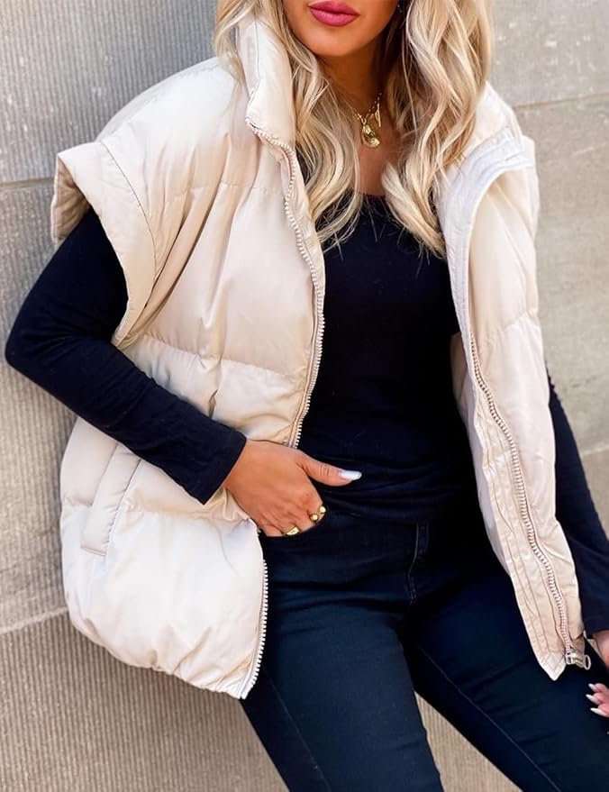 Charlotte™ - Chaqueta Puffer Cálida y Suave de Manga Corta