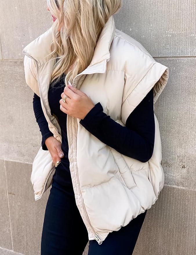Charlotte™ - Chaqueta Puffer Cálida y Suave de Manga Corta