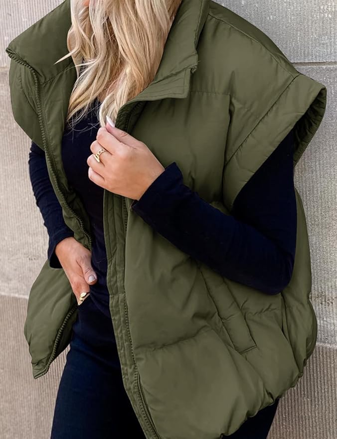 Charlotte™ - Chaqueta Puffer Cálida y Suave de Manga Corta