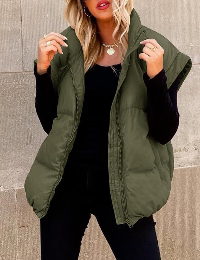 Charlotte™ - Chaqueta Puffer Cálida y Suave de Manga Corta