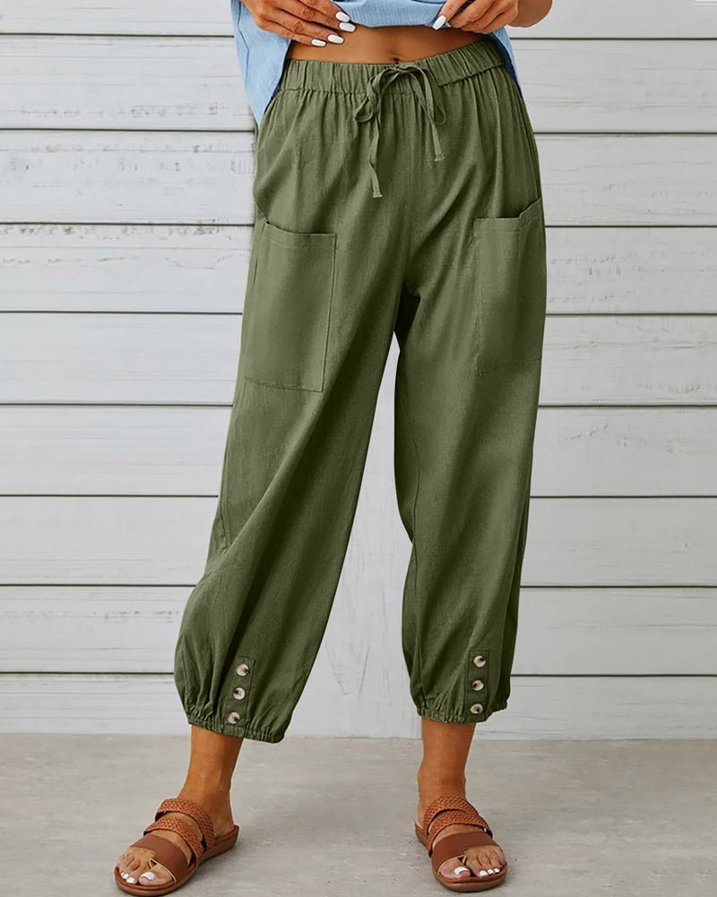 Neve | Pantalones Chic de Cintura Alta
