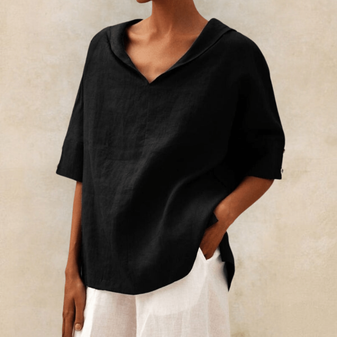 Marie | Camisa Oversized Coastal Breeze