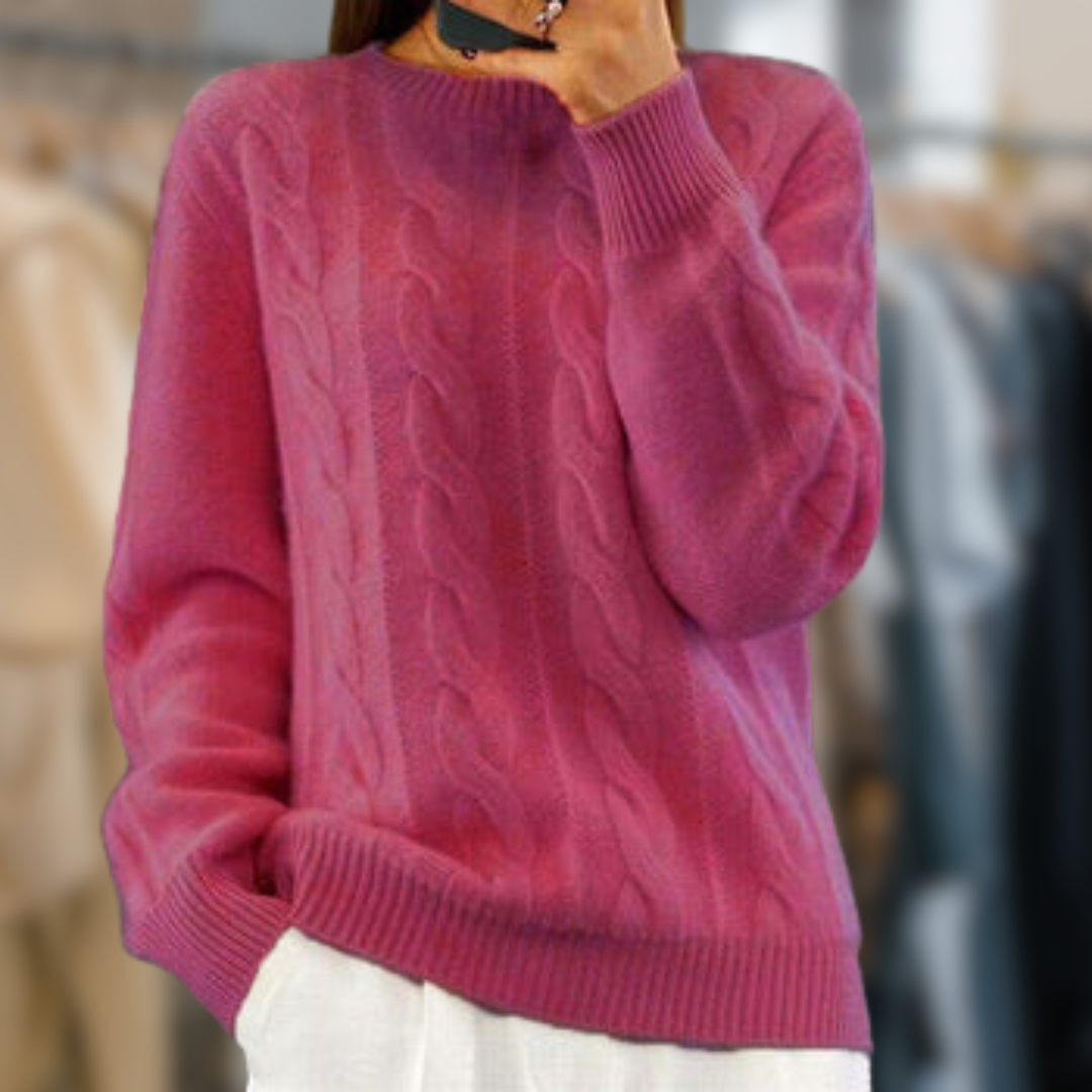 Charlotte™ - Suéter Suave de Cachemira Tejido