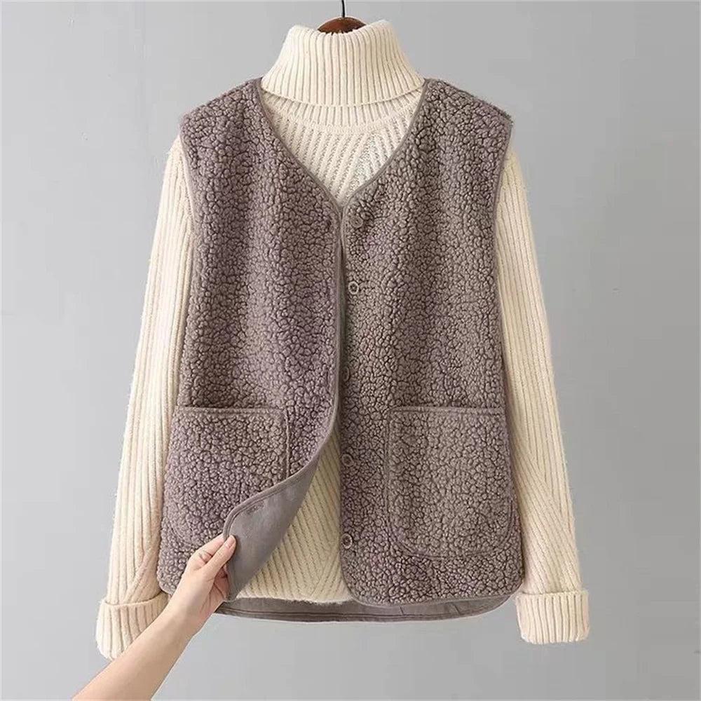 Layla™ - Chaleco Chic Versátil de Lana